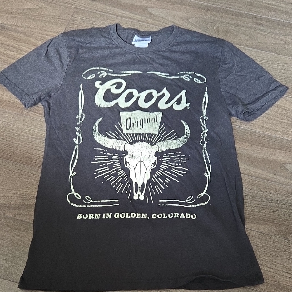 Original Coors Charcoal Graphic T-Shirt